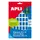 Etiquetas Apli 012x018mm Azul - 8 Folhas, 448 Unidades | Loja BluePixel