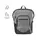 Mochila Portátil 15.6'' 237 Roll-Top Terra USB Cinza | Loja BluePixel