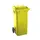 Contentor de 120L em Plástico Amarelo com 2 Rodas e Tampa - Marca 300 | bluepixel.pt
