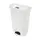 Contentor 68L Resina Slim Jim Step-on com Pedal Branco - Marca 401 | Loja BluePixel