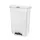 Contentor 90L Resina Slim Jim Step-On com Pedal Branco - Marca 401 | Loja BluePixel