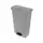 Contentor 68L Slim Jim Step-On em Resina Cinza com Pedal Frontal | Loja BluePixel