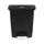 Contentor 30L Resina Slim Jim Step-On com Pedal Frontal Preto | Loja BluePixel