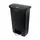 Contentor 50L Resina Slim Jim Step-On com Pedal Preto | Loja BluePixel