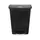 Contentor 90L Slim Jim com Pedal e Sistema Step-On - Resina Preta | bluepixel.pt