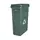 Contentor 87L Slim Jim Plástico Verde Sem Tampa com Canais de Ventilação | bluepixel.pt