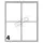 Etiquetas adesivas 070x056mm marca 297 modelo Etiquetas 070x056mm 10Fls A5 Cod 47 Markin | Bluepixel.pt