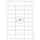 Etiquetas transparentes mate 63,5x29,6mm 25 folhas 675 unidades | BluePixel