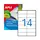 Etiquetas A4 105x42,4mm Marca 40 - Pacote com 100 folhas | BluePixel.pt
