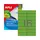 Etiquetas verdes Apli 105x37mm 20Fls A4 - 320 etiquetas para organização | bluepixel.pt