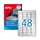 Etiquetas Prateadas A4 045,7x021,2mm 20 Folhas - 960 Unidades | bluepixel.pt