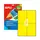 Etiquetas Apli 105x148mm Amarelas - Pacote com 20 Folhas A4 | BluePixel.pt