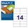 Etiquetas 105x40mm A4 Pack 100 Folhas - Compatíveis com Impressoras Multi3 | bluepixel.pt