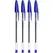 Esferográfica BIC Cristal Ball Point Azul 1mm 4un