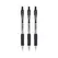Esferográfica Gel Pilot G-2 Retrátil Preto 0,5mm 3un