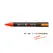 Marcador Uniball Posca PC-5M 1,8mm Laranja Fluor (F4) 1un