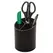 Porta Lápis Plástico Redondo 3 Compartimentos
