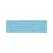 Teclado Wireless E9700M Ultra-Slim Azul