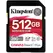 KINGSTON 512GB Canvas React Plus SDXC UHS-II 280R/150W U3 V60 for Full HD/4K