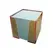 Base Suporte + Bloco Cubo 840Fls Papel Banco 90x90x90mm Sort