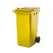Contentor 240L Polietileno 2 Rodas Amarelo c/ Tampa Amarela