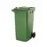 Contentor 240L Polietileno 2 Rodas Verde c/ Tampa Verde