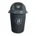 Contentor 80L Plástico Tampa Basculante Cinzento
