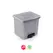 Contentor 35L Prata com Pedal