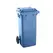 Contentor 120L Plástico 2 Rodas Azul Tampa Azul