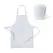 Avental e Chapéu de Cozinheiro Criança Non-Woven Branco