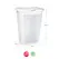 Cesto Roupa c/ Tampa 51L Branco