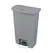 Contentor 50L Resina Slim Jim Step-On Cinza com Pedal