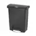 Contentor 30L Resina Slim Jim Step-On Preto com Pedal