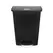 Contentor 90L Resina Slim Jim Step-On Preto com Pedal