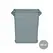 Contentor 60L Plástico Slim Jim c/Canais Vent s/Tampa Cinza
