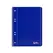 Caderno Espiral A5 Liso 80g Microperfurado Azul 80Fls