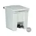 Contentor 30L Plástico Branco com Pedal