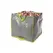 Sacos Lixo Reutilizável 400L 74x74x74cm Lixo PPL Cinza 1un