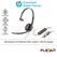 HP Poly Blackwire 3210 Monaural USB-C Headset +USB-C/A Adapter