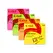 Bloco Notas Aderentes 075x075mm Eagle Neon Sortido 100 Fls