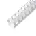 Argolas PVC Encadernar 22mm Branco 195 Folhas 100un