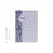 Caderno Agrafado A5 Pautado PROVENCE Flower 48Fls 1un