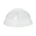 Tampa PET Redonda 9,5cm Transparente Cúpula S/Orificio 50un