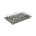 Caixa Plástico Sushi c/ Tampa 22x14x4cm Preto 50un