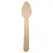 Colheres Sobremesa Madeira 12,5cm 100un