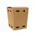 Caixa Cartolina Kraft 15x10,5x10,5cm Batatas Fritas 1500ml
