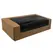 Caixa Cartão Kraft Preto Janela Sushi 18,5x10x4,5cm 100un