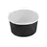 Saladeiras 1000ml Cartão Redondo  Ø150mm Cor Preto 50un