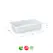 Tabuleiro Hotelaria 30x21x6cm 2L Branco