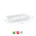 Tabuleiro Hotelaria 30,5x23x6cm 2,5L Branco
